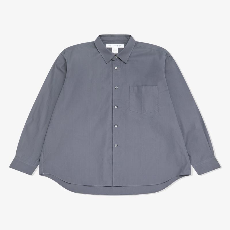 CDG Shirt Forever - Wide Fit Cotton Shirt - (Grey)