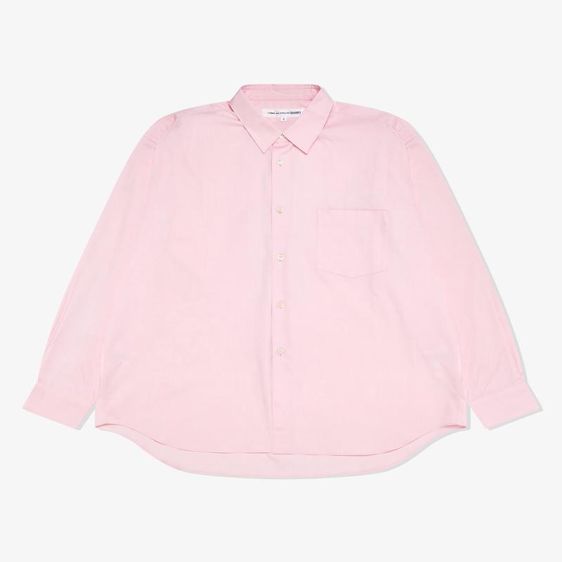 CDG Shirt Forever - Wide Fit Cotton Shirt - (Pink)