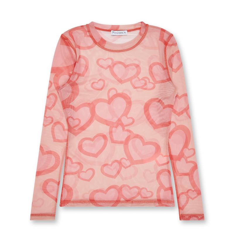 J.W. Anderson - Womens Run Hany Long Sleeve Underpinning Top - (Powder Pink)