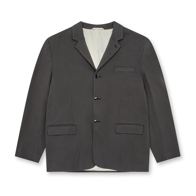 Lemaire - Mens 3 Button Jacket - (Ash Black)