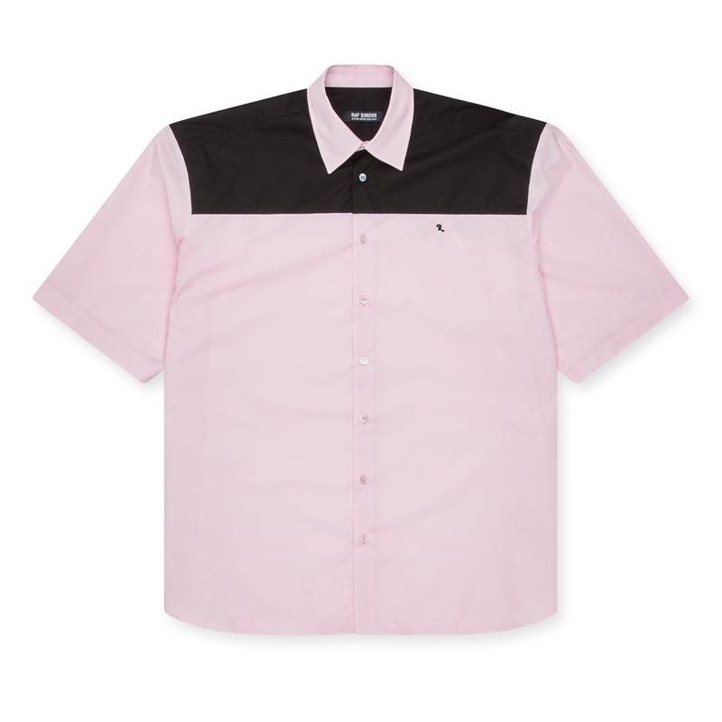 Raf Simons - Mens Americano Bicolor Shirt - (Light Pink)
