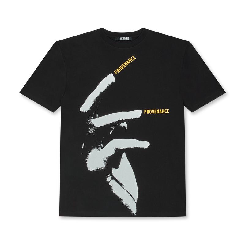 Raf Simons - Mens Oversized T-Shirt With Nails Print - (Black)