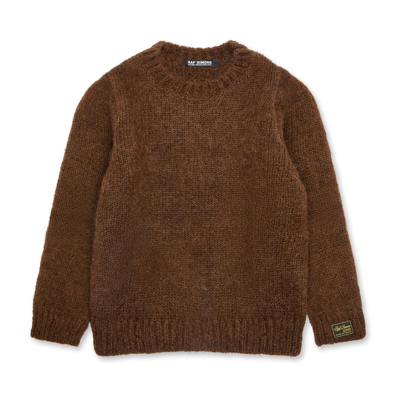 Raf Simons - Mens Uni Roundneck Sweater - (Brown)
