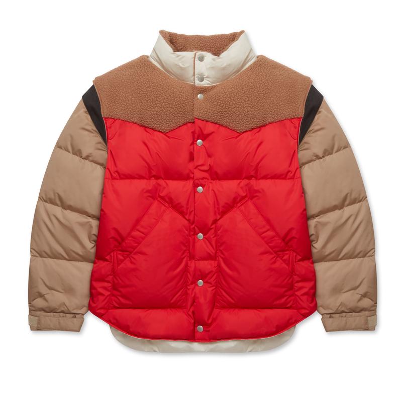 Undercover - Mens Insulated Blouson - (Biege/Red)