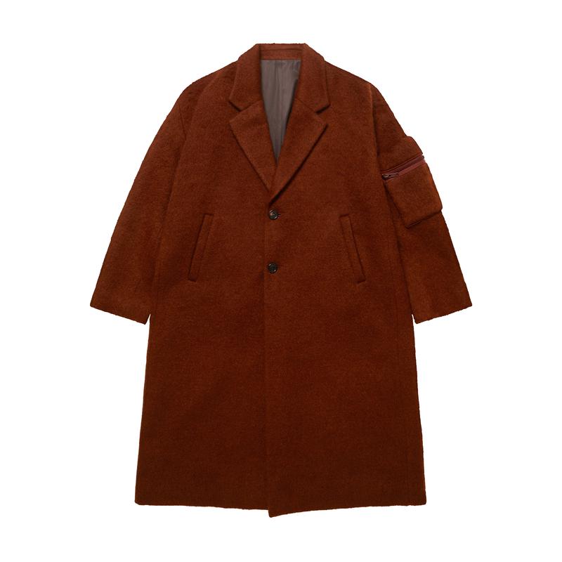 Undercover - Mens Wool Overcoat - (Brown)