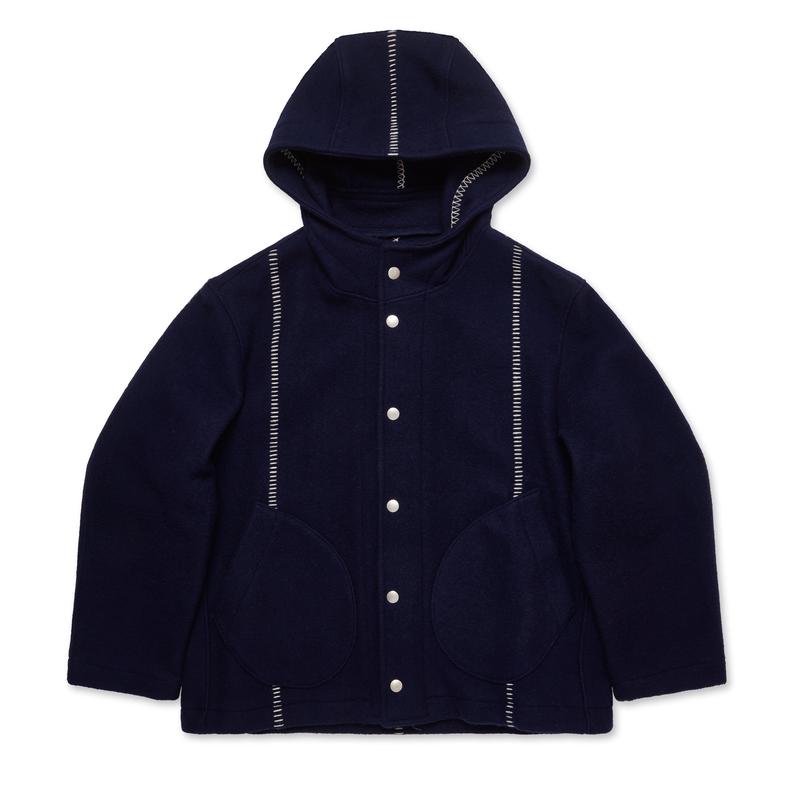 3Man - DSM Exclusive Mens Blanket Parka - (Navy)