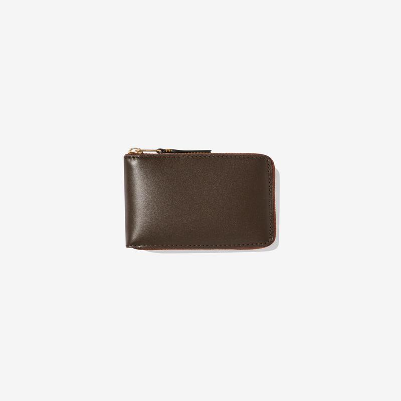 CDG Wallet - Leather Wallet Classic Line - (Brown SA7100)
