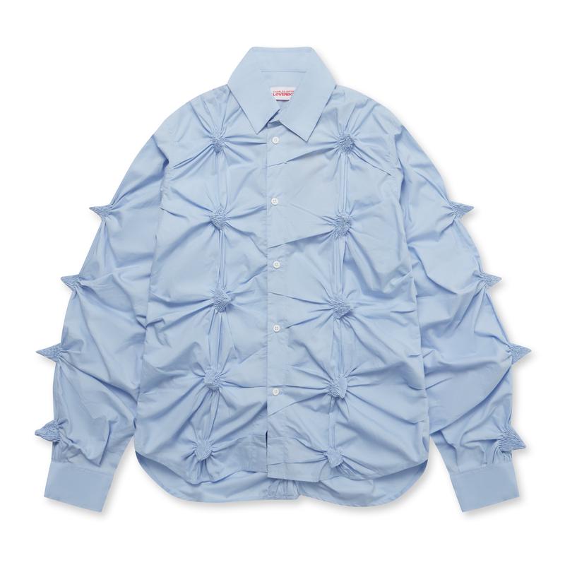 Charles Jeffrey - Mens Spikey Shirt - (Blue)