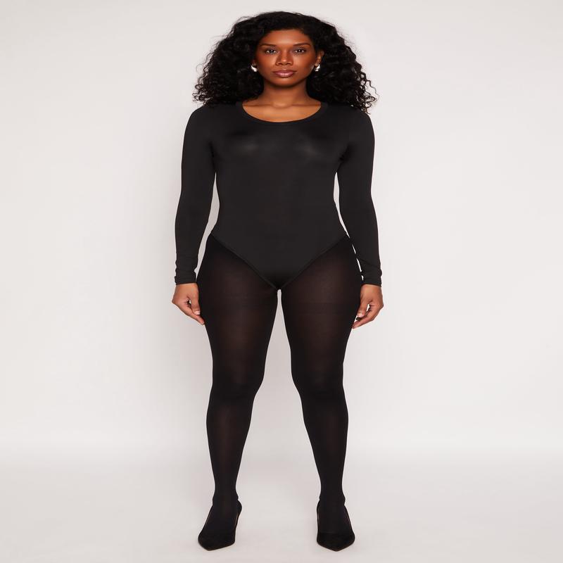 Daisy Long Sleeve Crew Neck Bodysuit