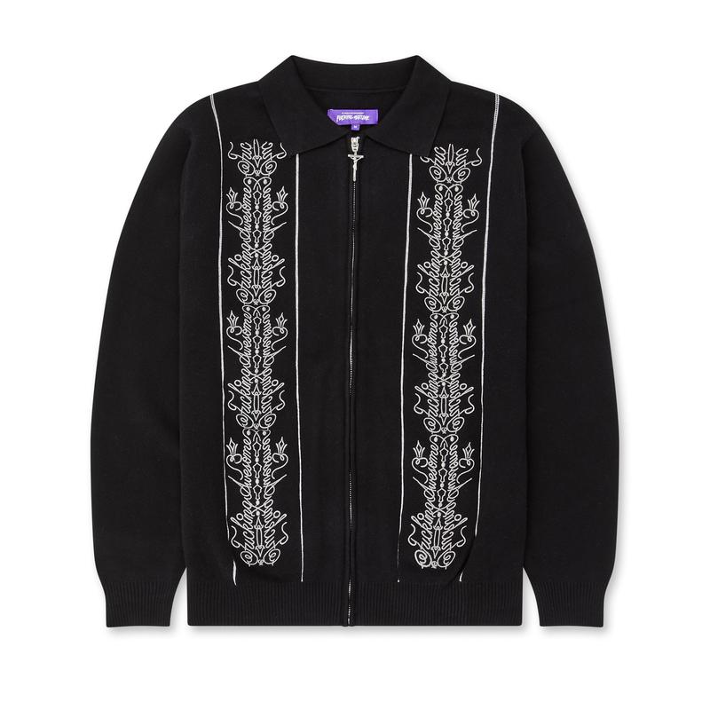 Fucking Awesome - Bullshit Zip Cardigan - (Black)