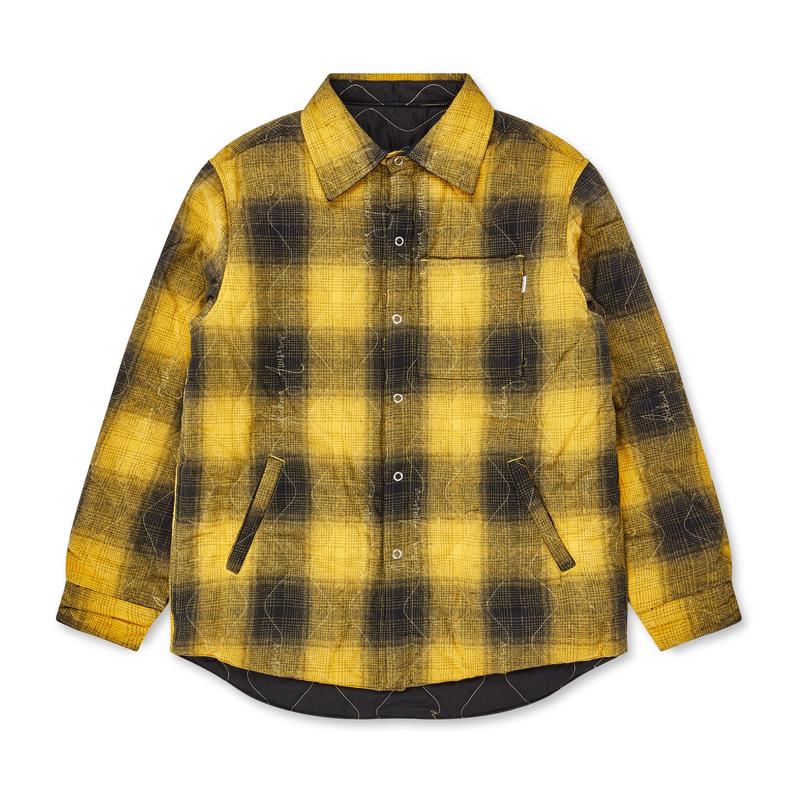 Fucking Awesome - Lightweight Reversible Flannel - (Yellow)