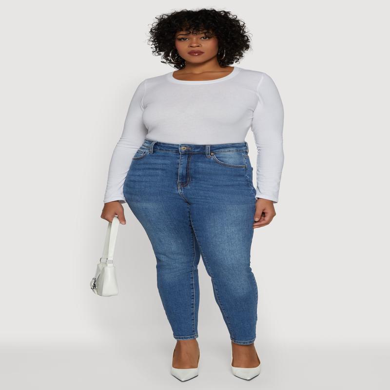 Plus Size WAX Skinny Jeans