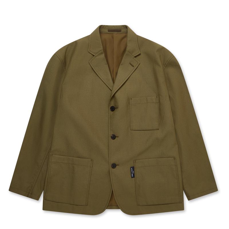 CDG Homme - Polyester Wool Garbadine Relaxed Jacket - (Khaki)
