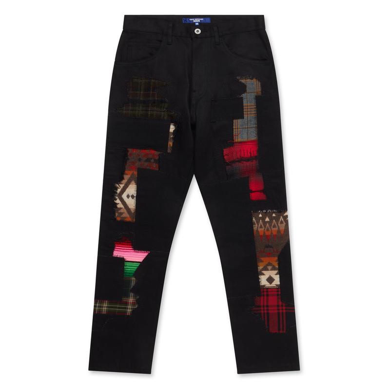 Junya Watanabe MAN - Pendleton Patchwork Selvedge Denim Jeans - (Black)