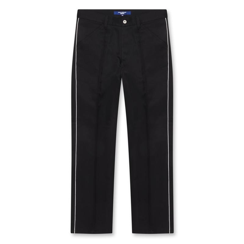 Junya Watanabe MAN - Rayon Faux Fur Polyester Satin Pants - (Black)
