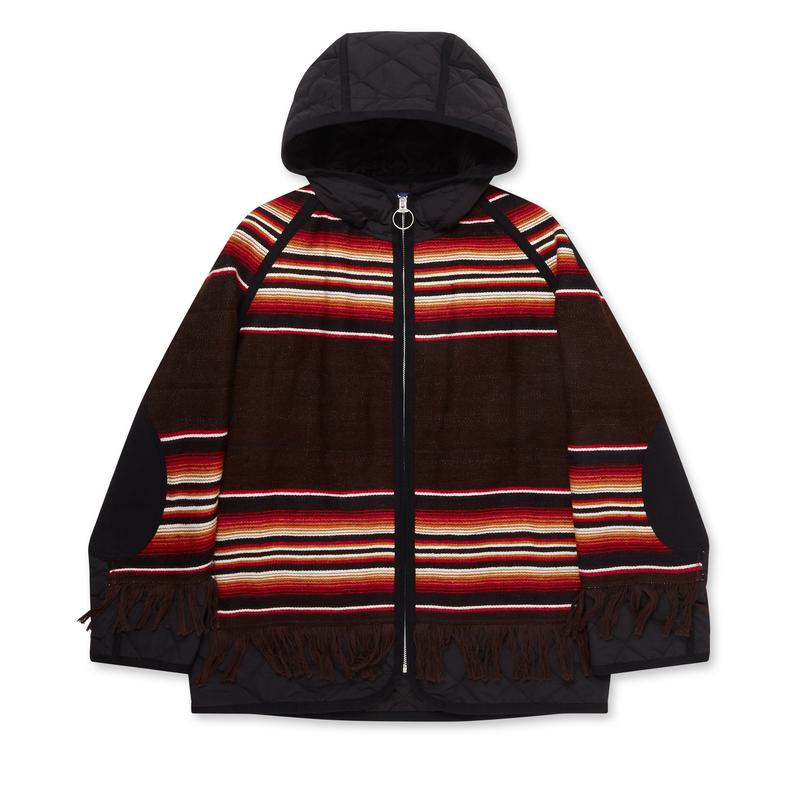 Junya Watanabe MAN - Serape Hooded Jacket - (Black)