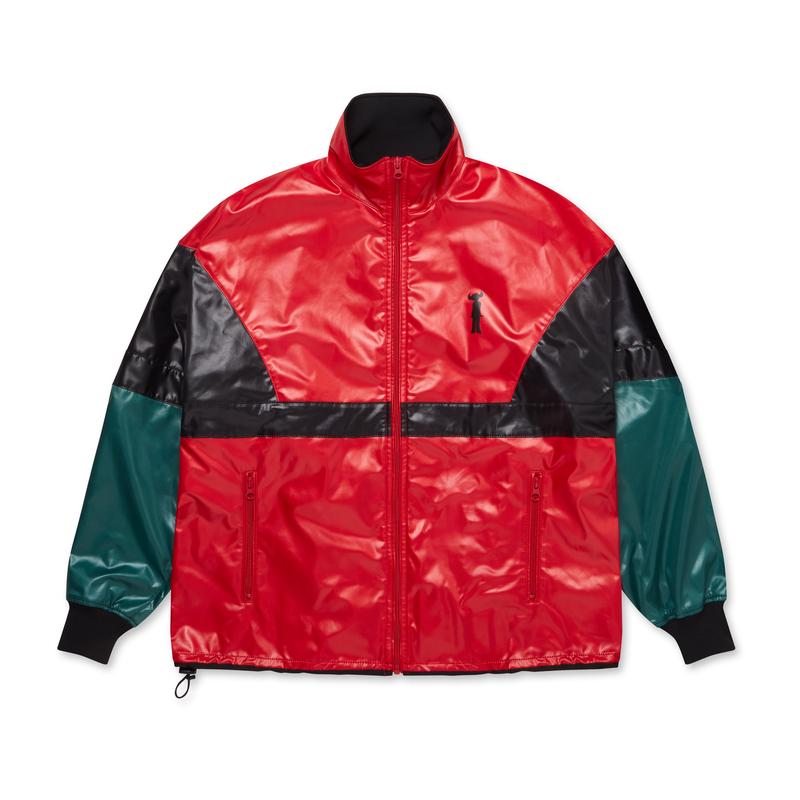 Junya Watanabe MAN - Smooth Satin Jacket - (Red/Black/Green)