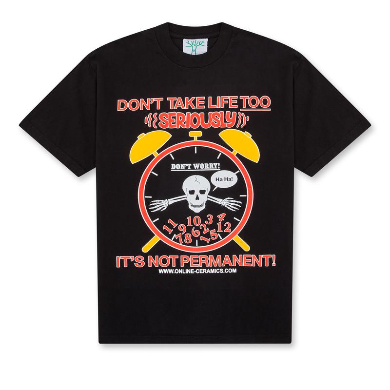 Online Ceramics - Dont Worry T-Shirt - (Black)
