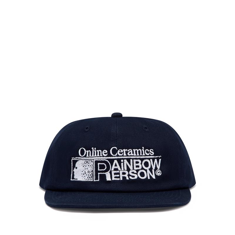 Online Ceramics - Rainbow Person Hat - (Navy)