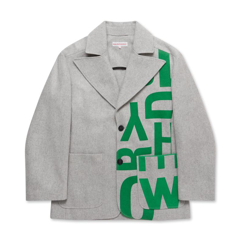 Walter Van Beirendonck - Mens Otherworldly Blazer - (Grey)