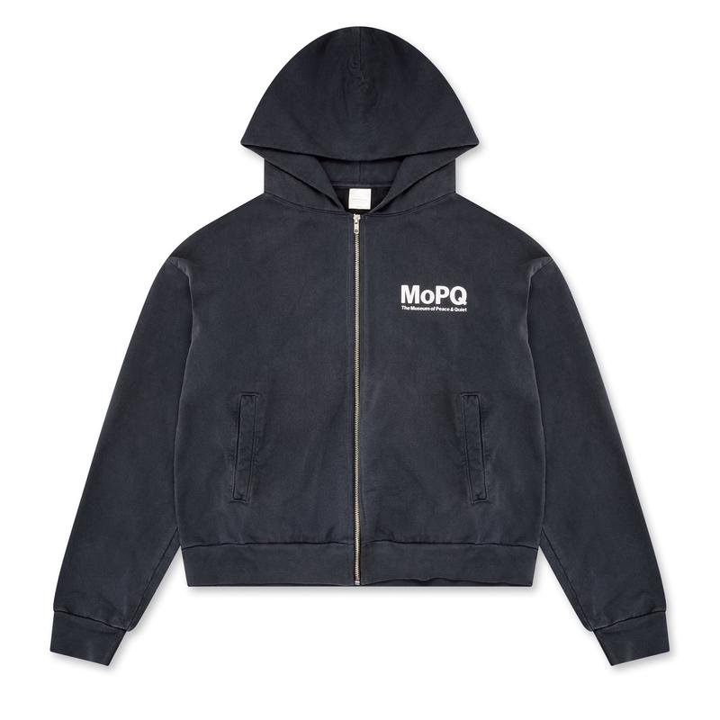 Museum Of Peace And Quiet - Contemporary Museum Zip Up - (Navy)