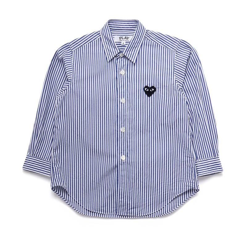 Play - Black Kids Striped Shirt - (Blue)