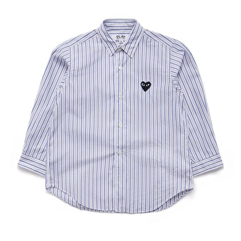Play - Black Kids Striped Shirt - (Navy)