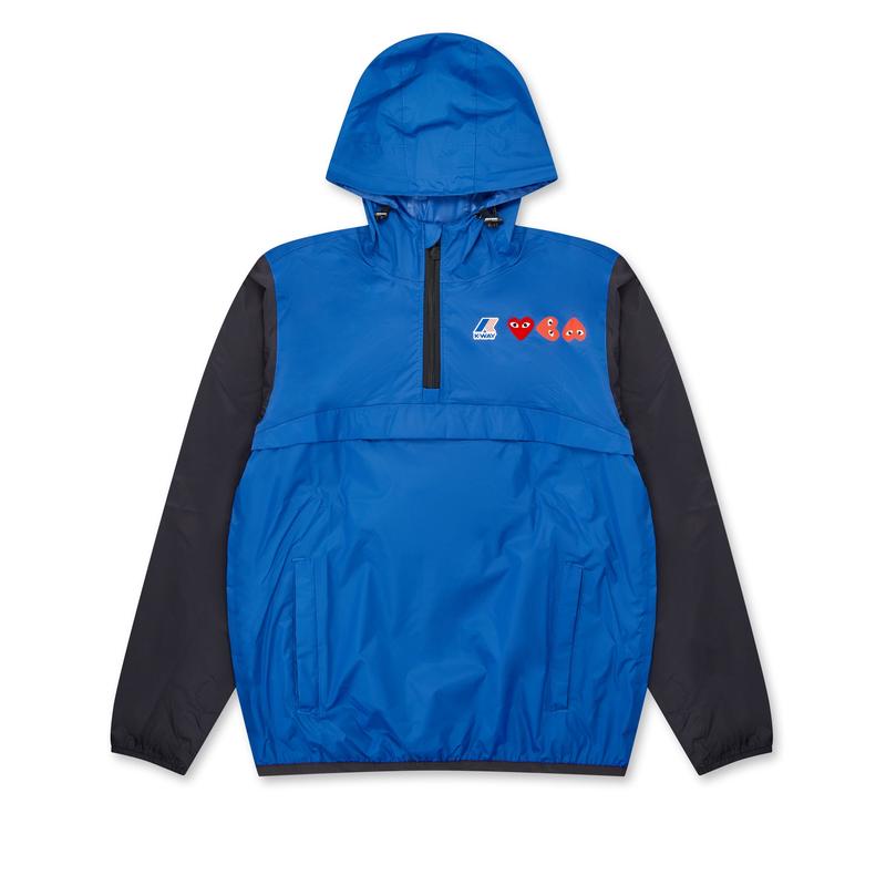 Play - K-Way Half Zip Jacket - (Blue/Black)