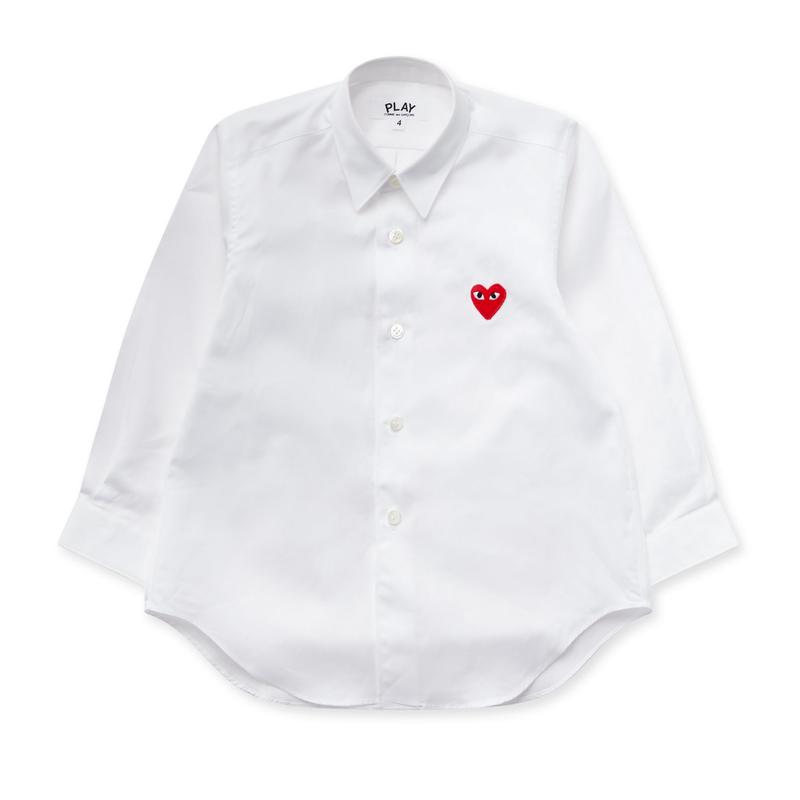 Play - Red Kids Shirt - (White)