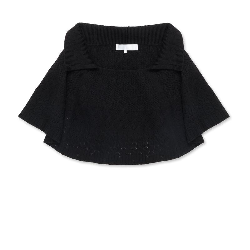 Tao - Wool Lace Sweater - (Black)