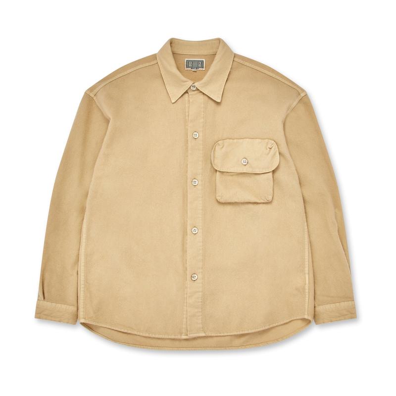 Cav Empt - Overdye Wool Big Shirt - (Beige)