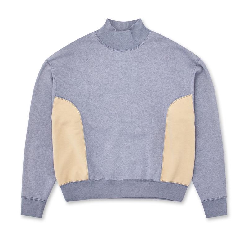 Cav Empt - Side Panel Mock Neck - (Grey)
