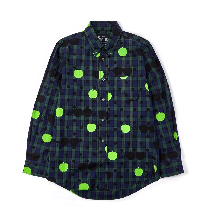 CDG Beatles - Shirt - (Navy Tartan Check)