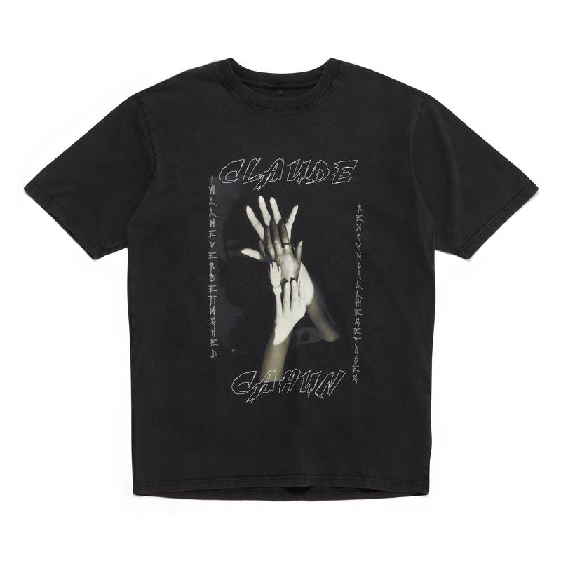 Deathmask - Mens Claude Cahun Print Tee - (Black Stone Wash)