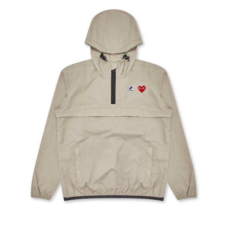 Play - K-Way Half Zip Jacket - (Beige)