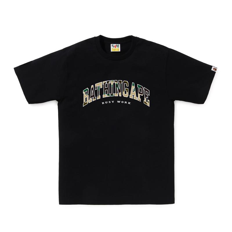 A BATHING APE - 1st Camo Logo Tee - (Black)