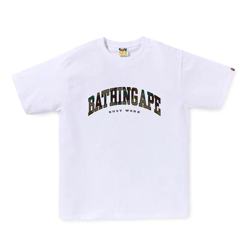 A BATHING APE - 1st Camo Logo Tee - (White)