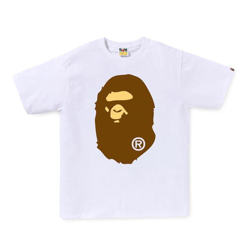 A BATHING APE - Big Ape Head Tee - (White)