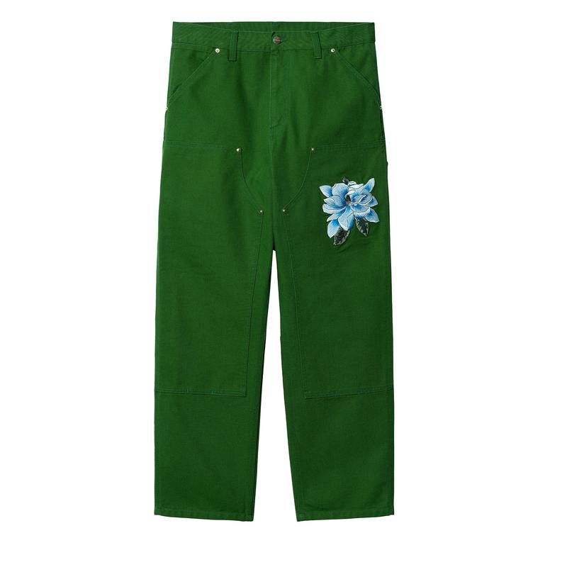 Awake NY - Carhartt WIP Double Knee Pant - (Dark Green)