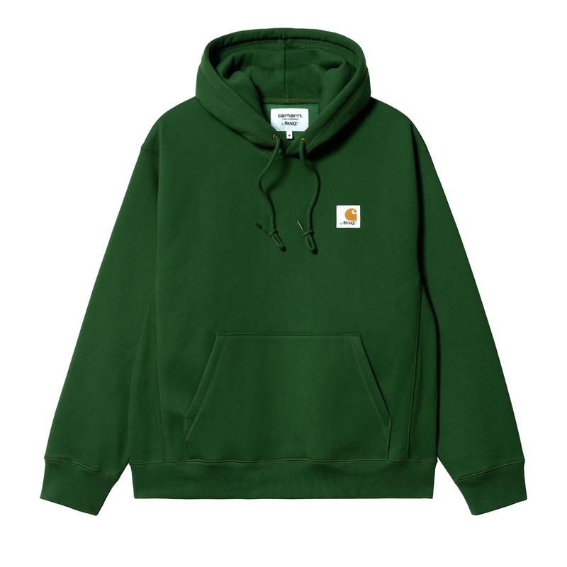 Awake NY - Carhartt WIP Printed Hoodie - (Dark Green)