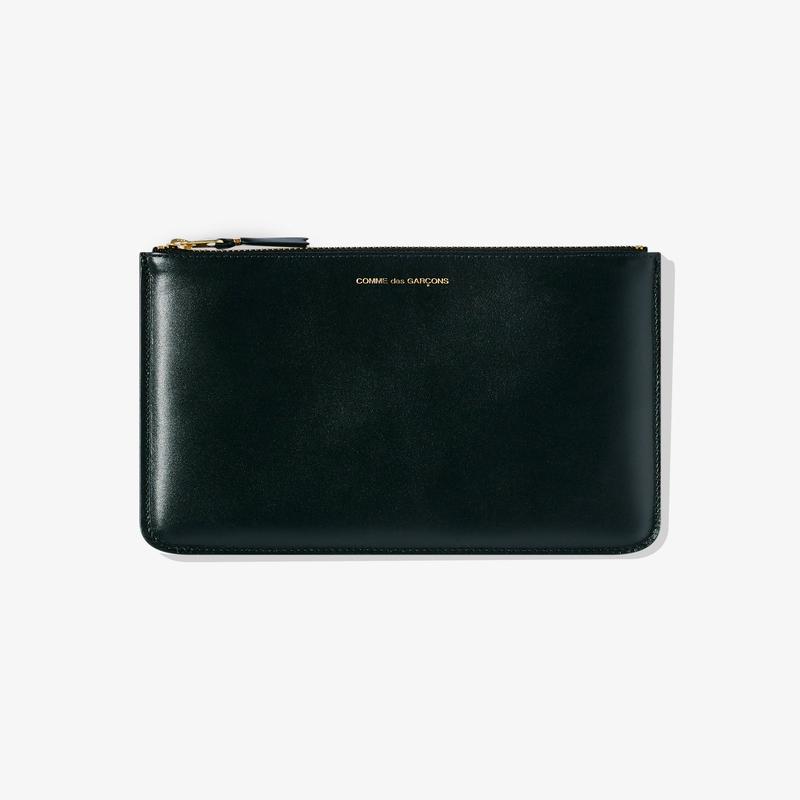 CDG Wallet - Inside Check Zip Pouch - (Check SA5100CP)