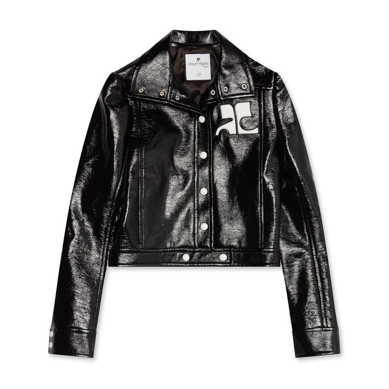 Courreges - Womens Vinyl Jacket Reedition - (Black)
