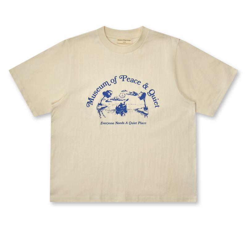 Museum Of Peace And Quiet - Mens Quiet Place T-Shirt - (Bone)