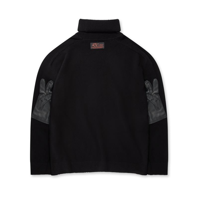 Raf Simons - Mens Oversized Turtle Neck Sweater - (Black)