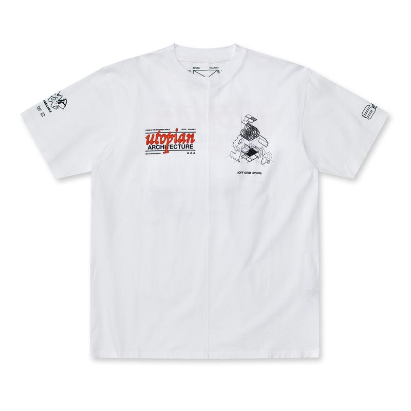 Space Available - Utopian Architecture T-Shirt - (White)