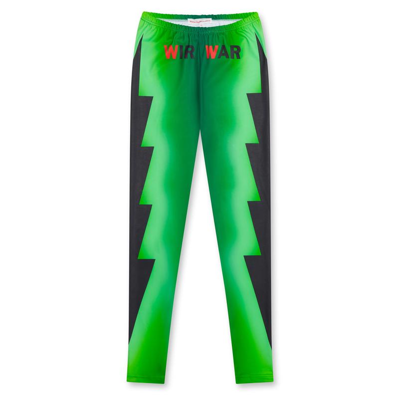 Walter Van Beirendonck - Mens Sun Legging - (Green)