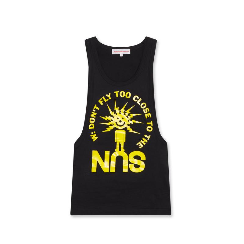 Walter Van Beirendonck - Mens Sun Tank - (Black)