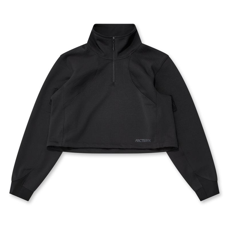 Arcteryx System_A - Womens Lera Half Zip Sweatshirt - (Black)