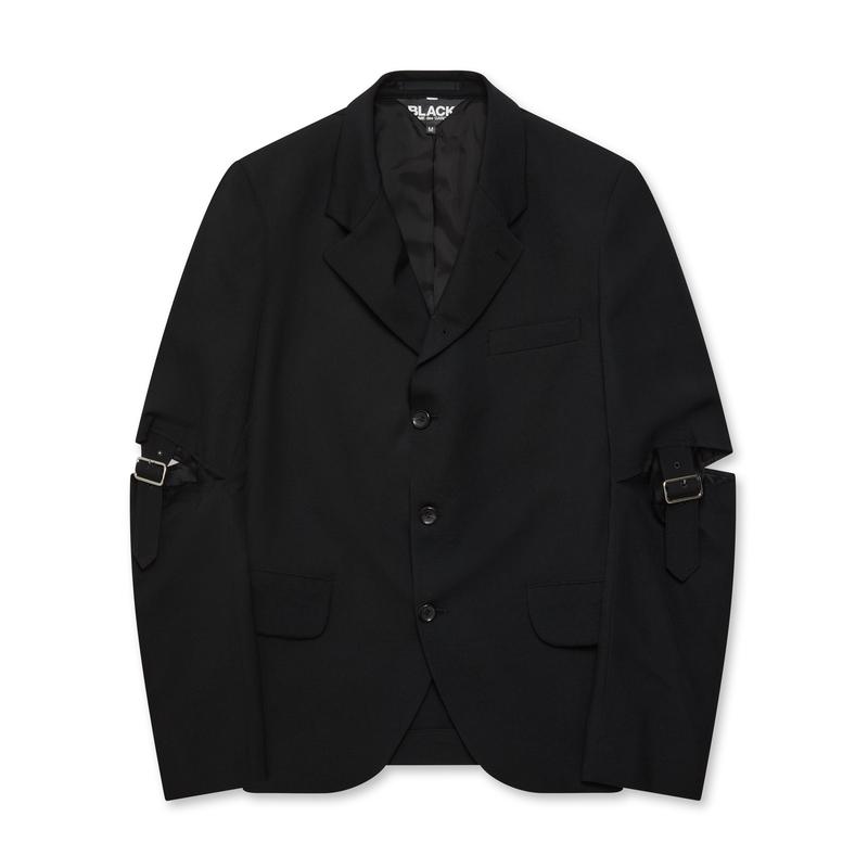 BLACK Comme des Garons - Elbow Buckle Detail Jacket - (Black)