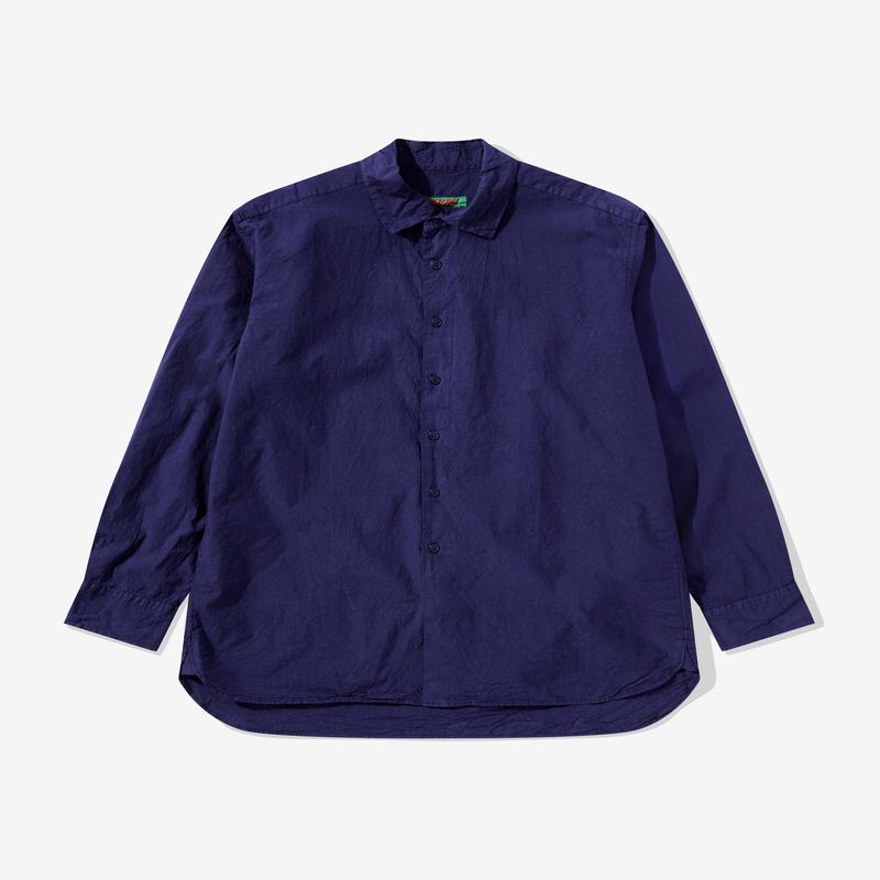 Casey Casey - Mens Double Dyed Big Raccourcie Shirt - (Klein Blue)
